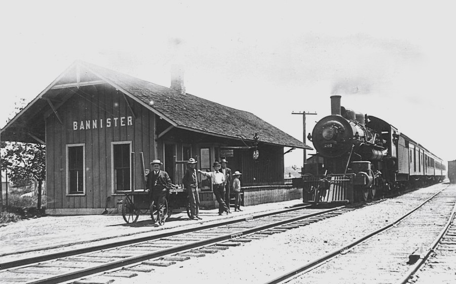 Bannister Depot and Train